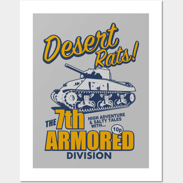 WW2 Desert Rats Wall Art by TCP